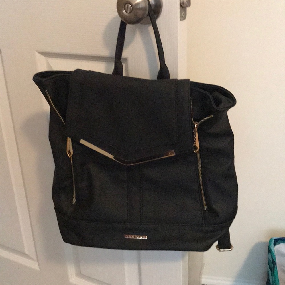 Black Backpack Purse